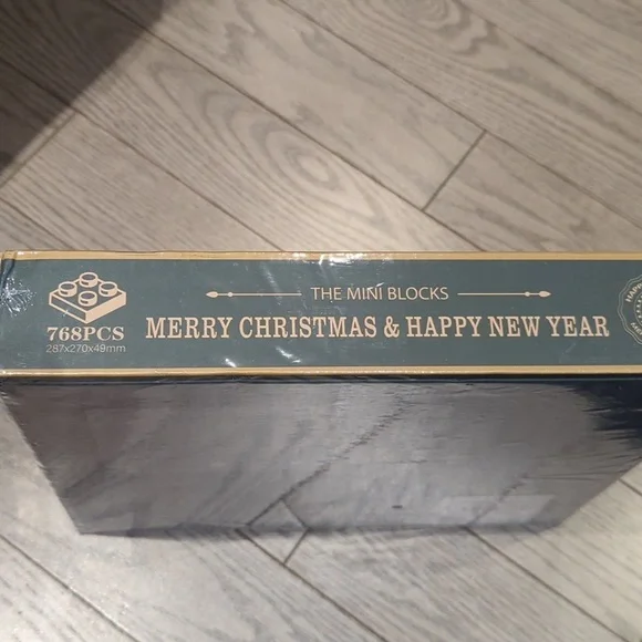 Mini Blocks Advent Calendar Set - Festive Multi-Color NWT - Picture 2 of 3